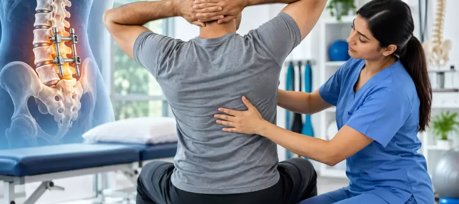 Physiotherapy After Spinal Fusion Surgery in Dwarka