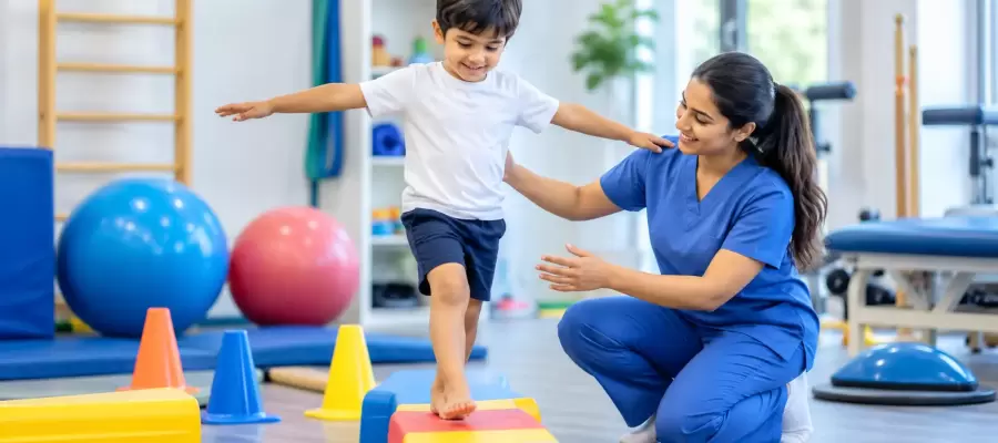 How Physiotherapy Helps Children Improve Balance, Coordination and Movement