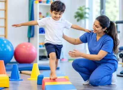 How Physiotherapy Helps Children Improve Balance, Coordination and Movement
